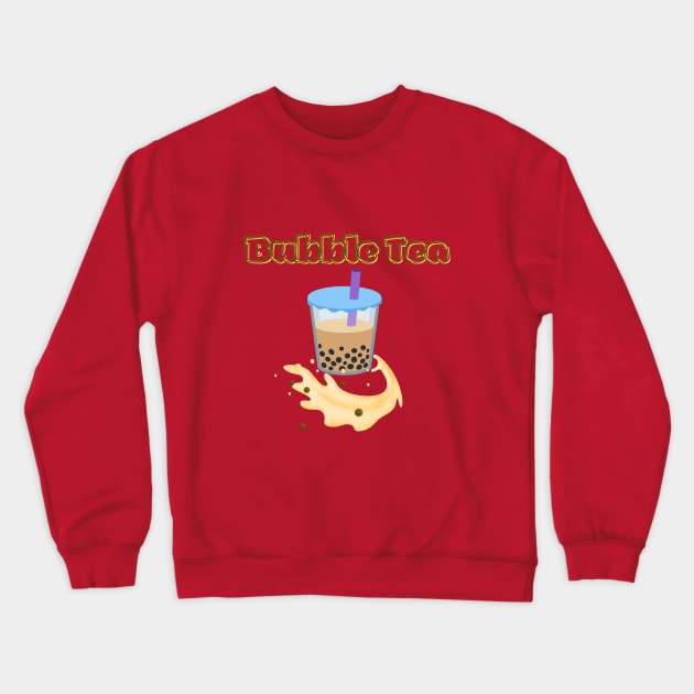 Bubble Tea Crewneck Sweatshirt by formony designs